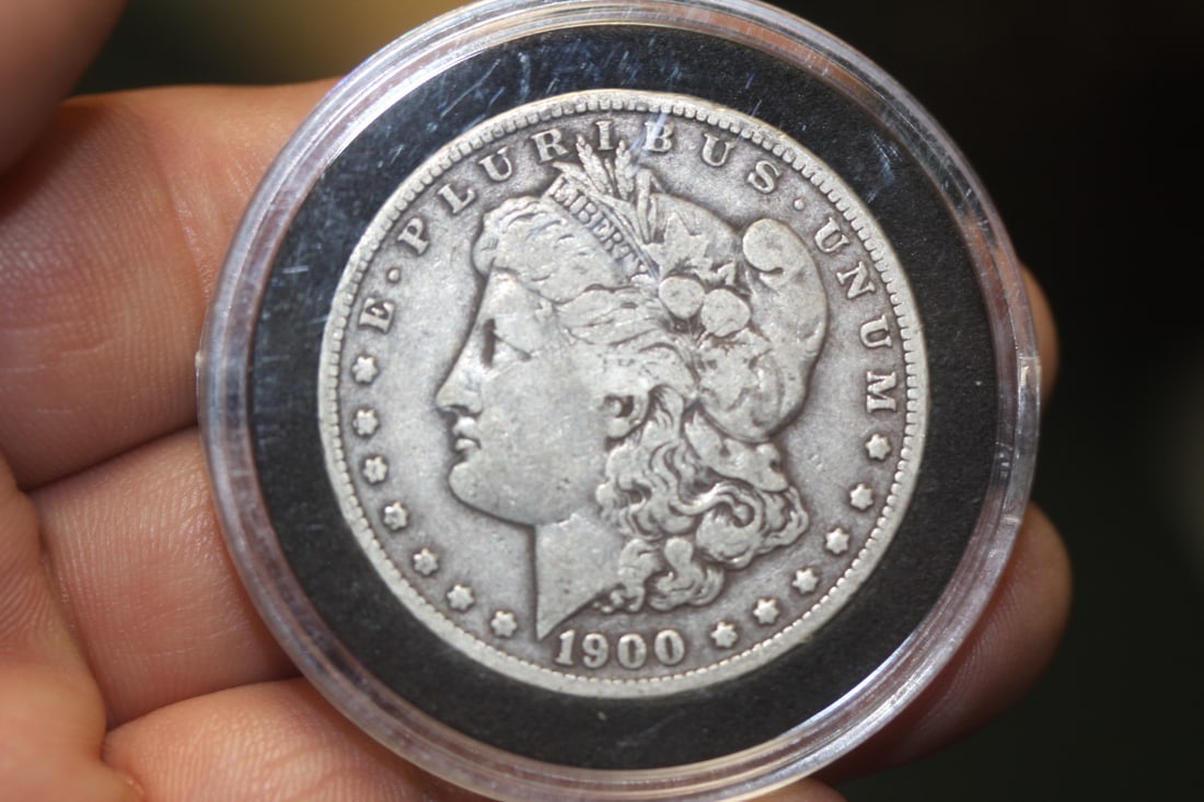 1900-O Morgan Silver Dollar: as shown