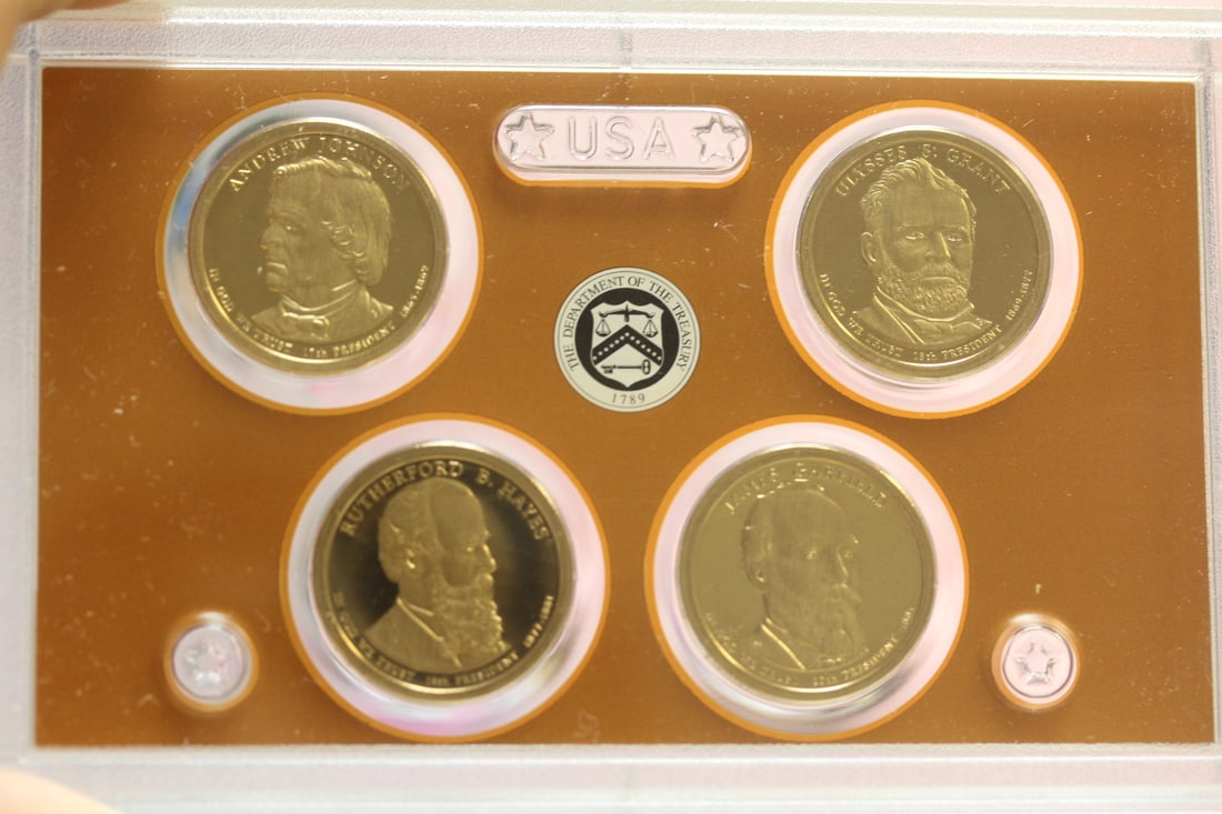 2011 US Mint Presidential $1.00 Coin Proof Set: as shown