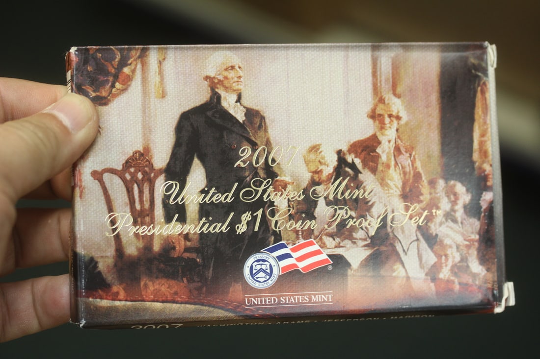 2007 US Mint Presidential $1.00 Coin Proof Set: as shown