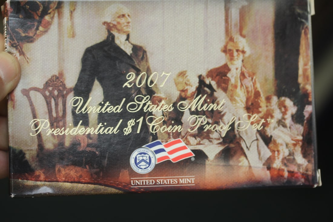 2007 US Mint Presidential $1.00 Coin Proof Set: as shown