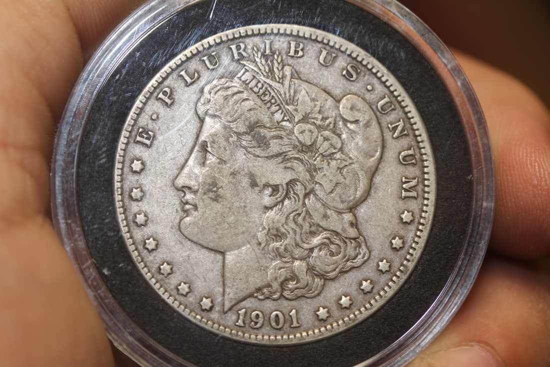 1901-O Morgan Silver Dollar: as shown