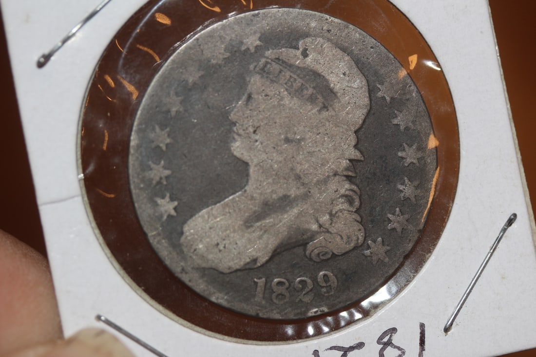 1829 Bust Silver Half Dollar (1 of 2)