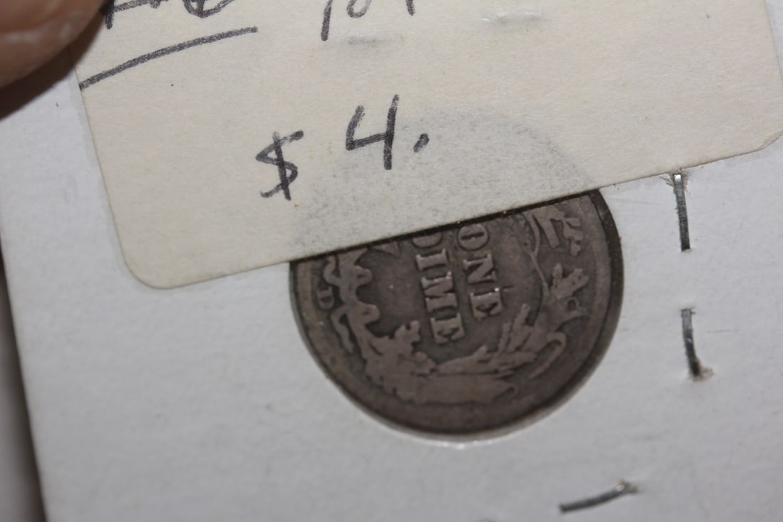 1908-D Barber Silver Dime - 2