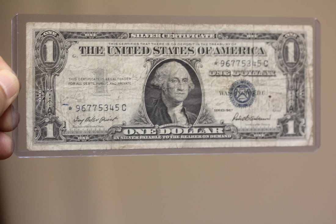 1957 $1.00 Blue Seal Star Note: as shown