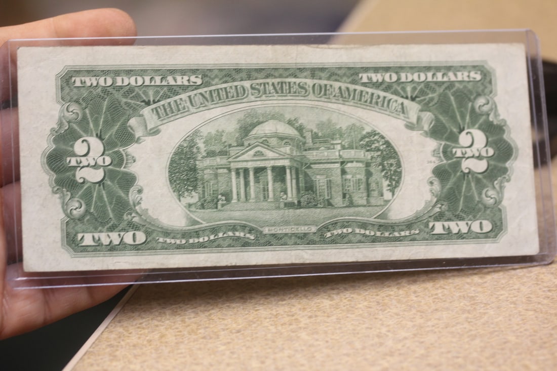Rare 1928 $2.00 Error Note - 5