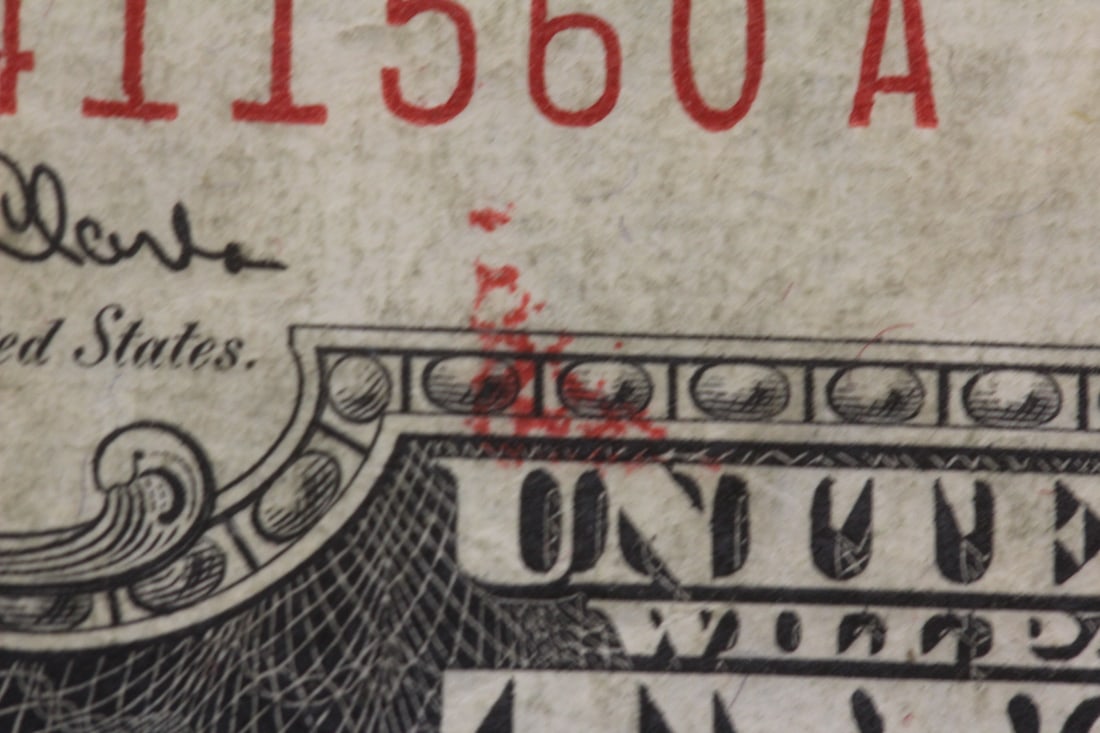 Rare 1928 $2.00 Error Note - 8