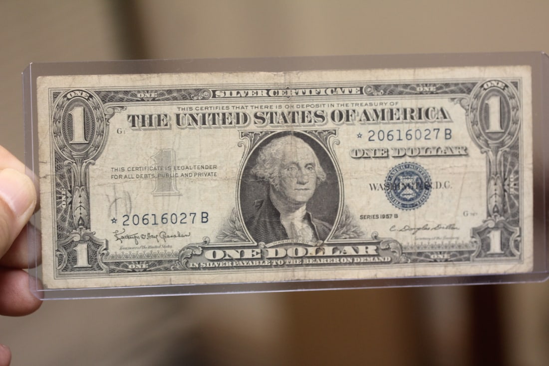 1957 $1.00 Blue Seal Star Note: as shown
