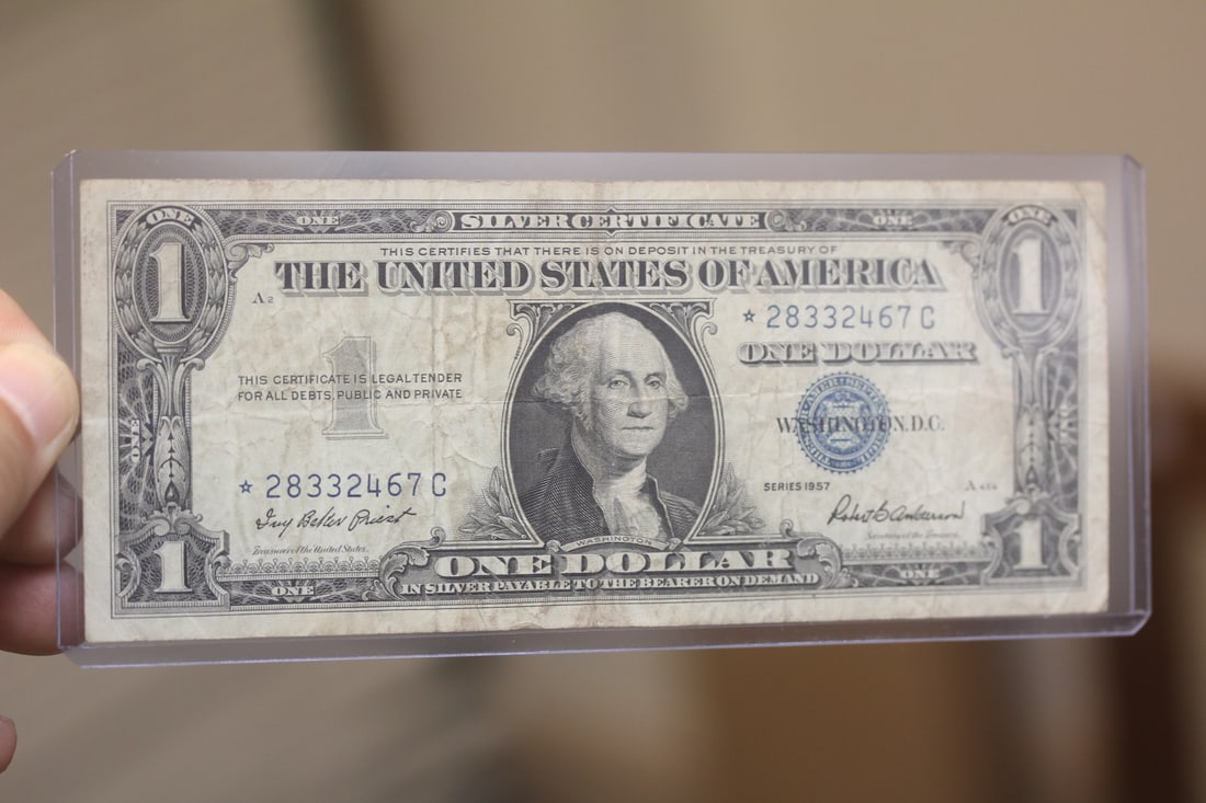 1957 $1.00 Blue Seal Star Note: as shown