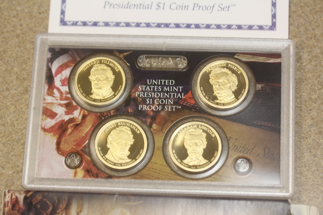 2010 Presidential $1.00 Coin Proof Set: as shown