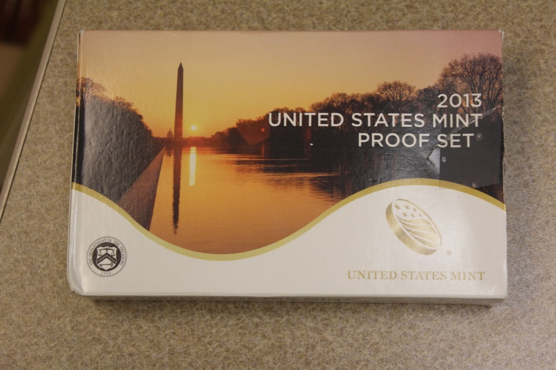 2013 US Mint Proof Set: 14 -coins set