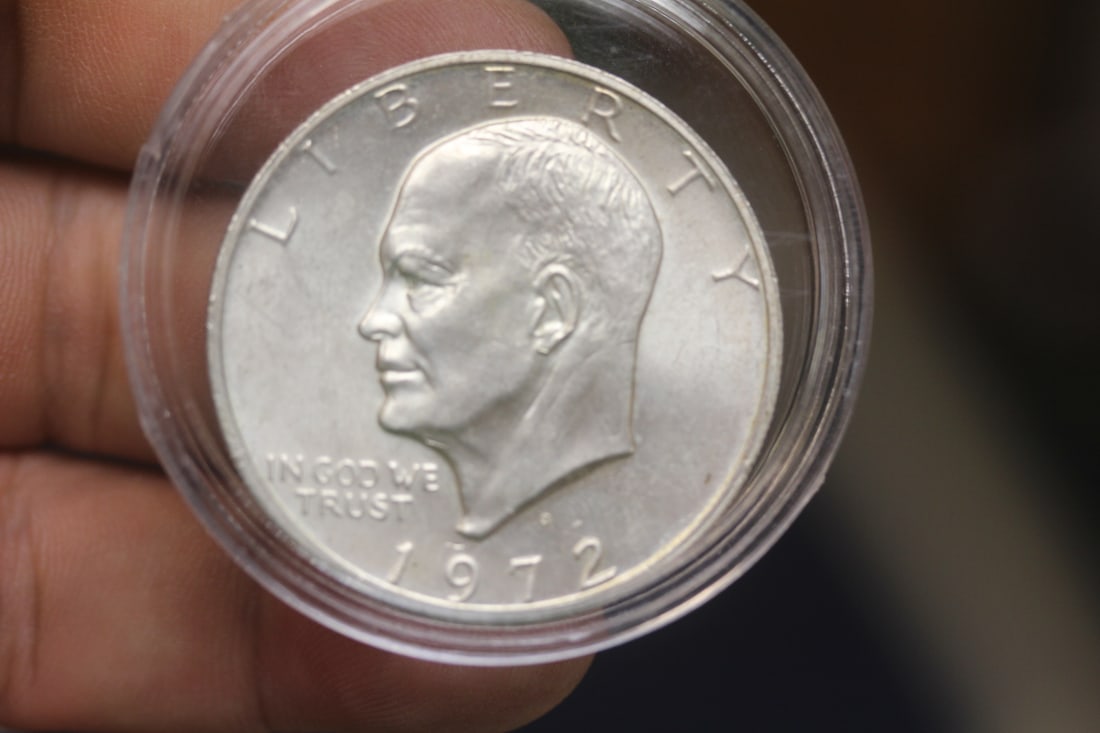 1972 Ike Dollar: 40% silver