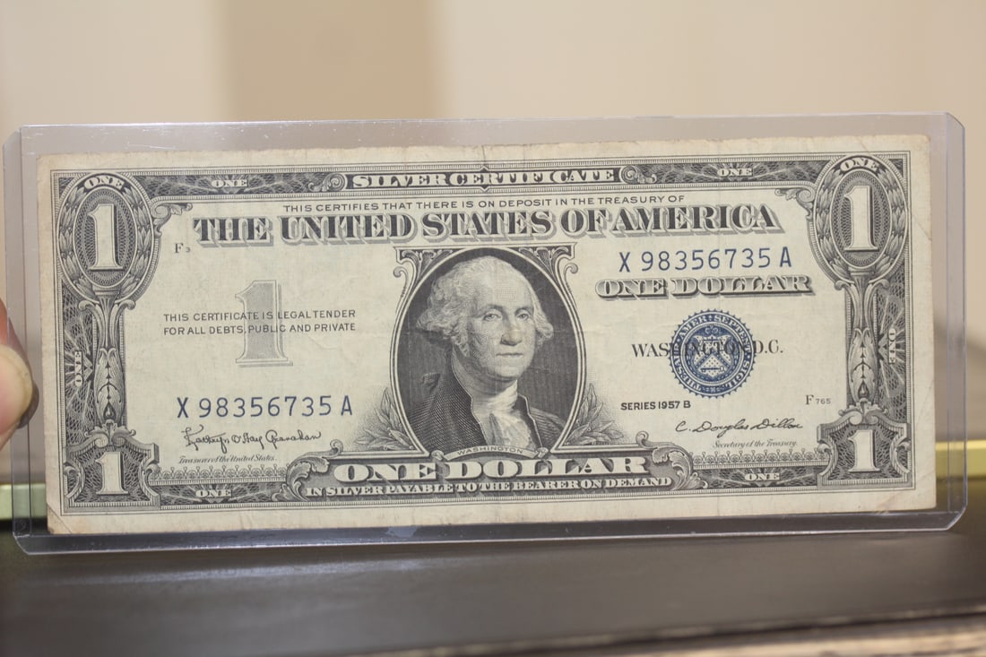 1957 Blue Seal $1.00 Note: as shown