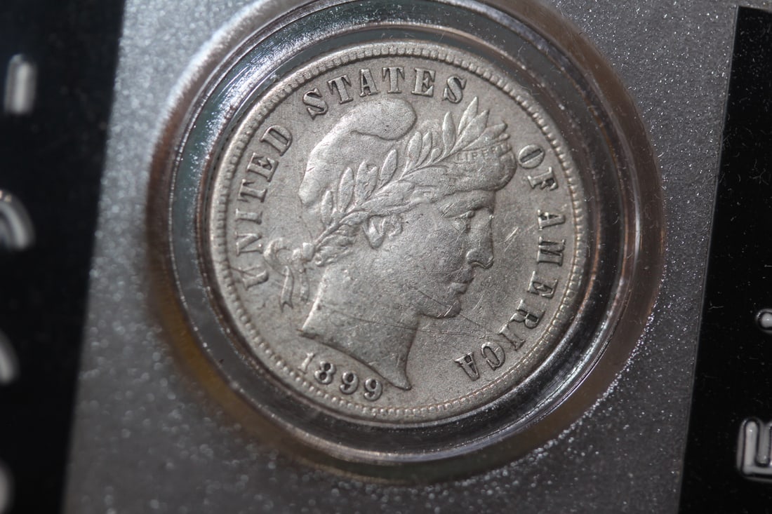 1899-S Silver Barber Dime: as shown
