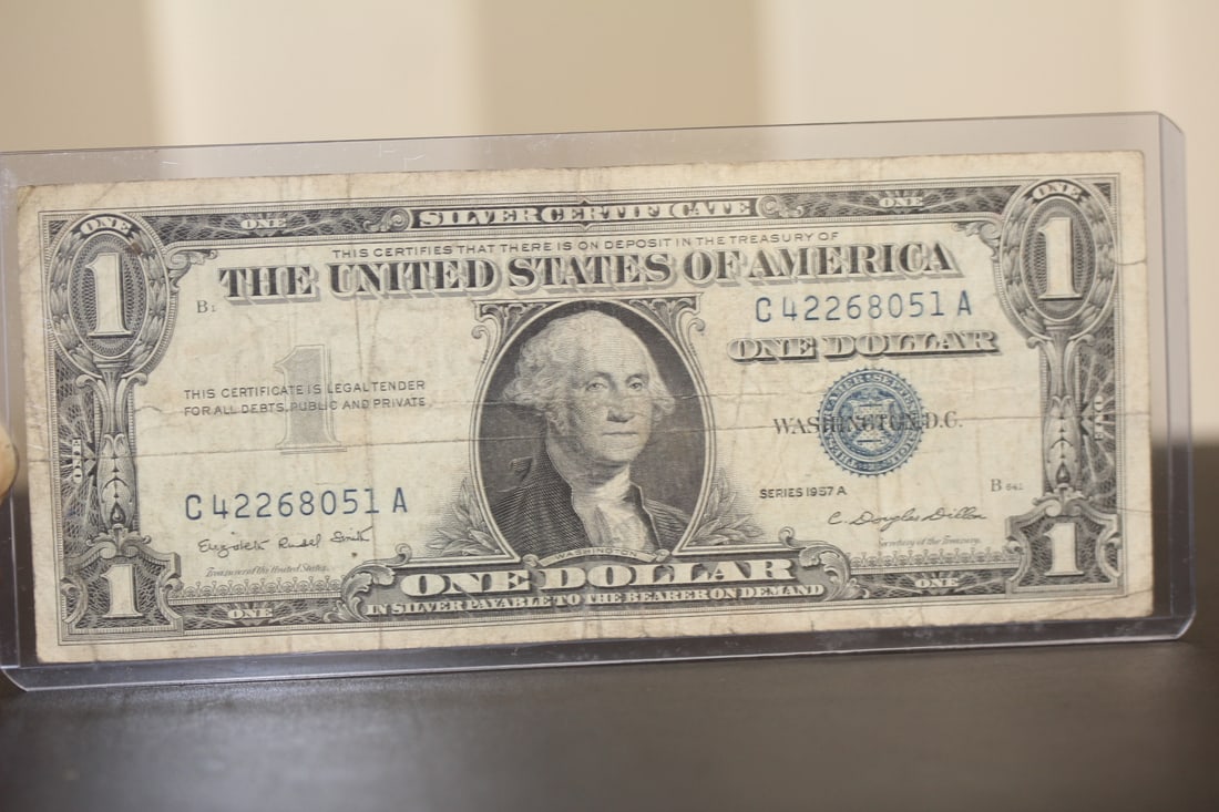 1957 Blue Seal $1.00 Note: as shown
