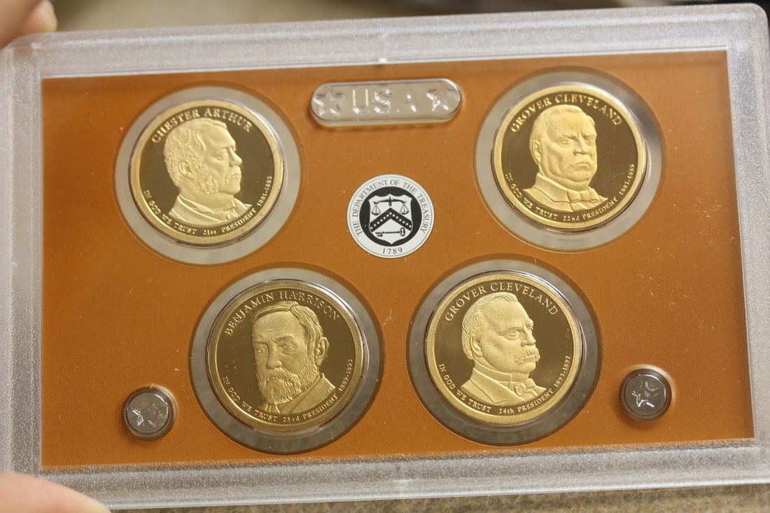 2012 US Mint Presidential $1.00 Coin Proof Set: key date