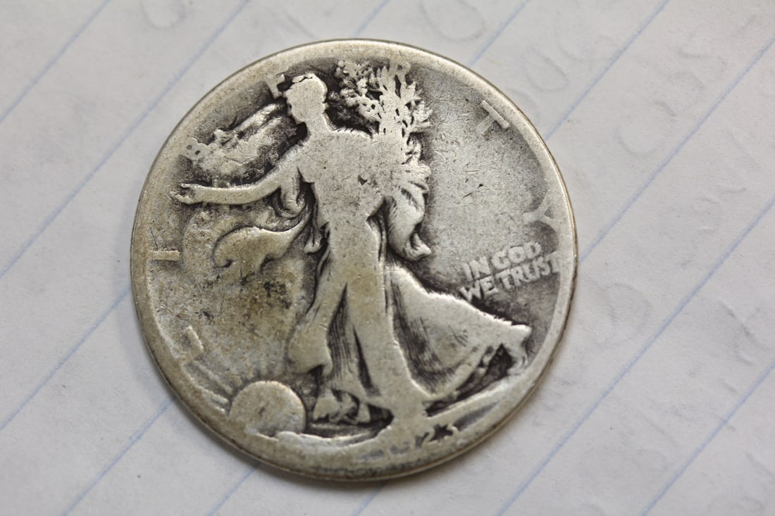 1923-S Walking Liberty Silver Half Dollar: key date