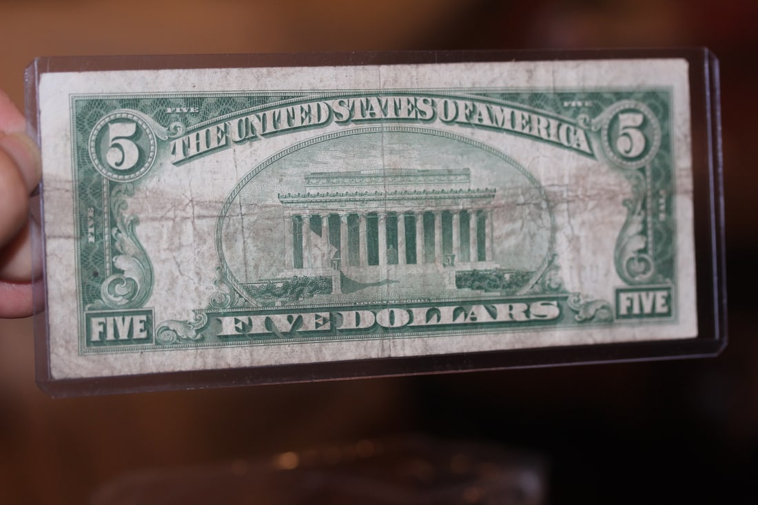 1934 $5.00 Note - 2