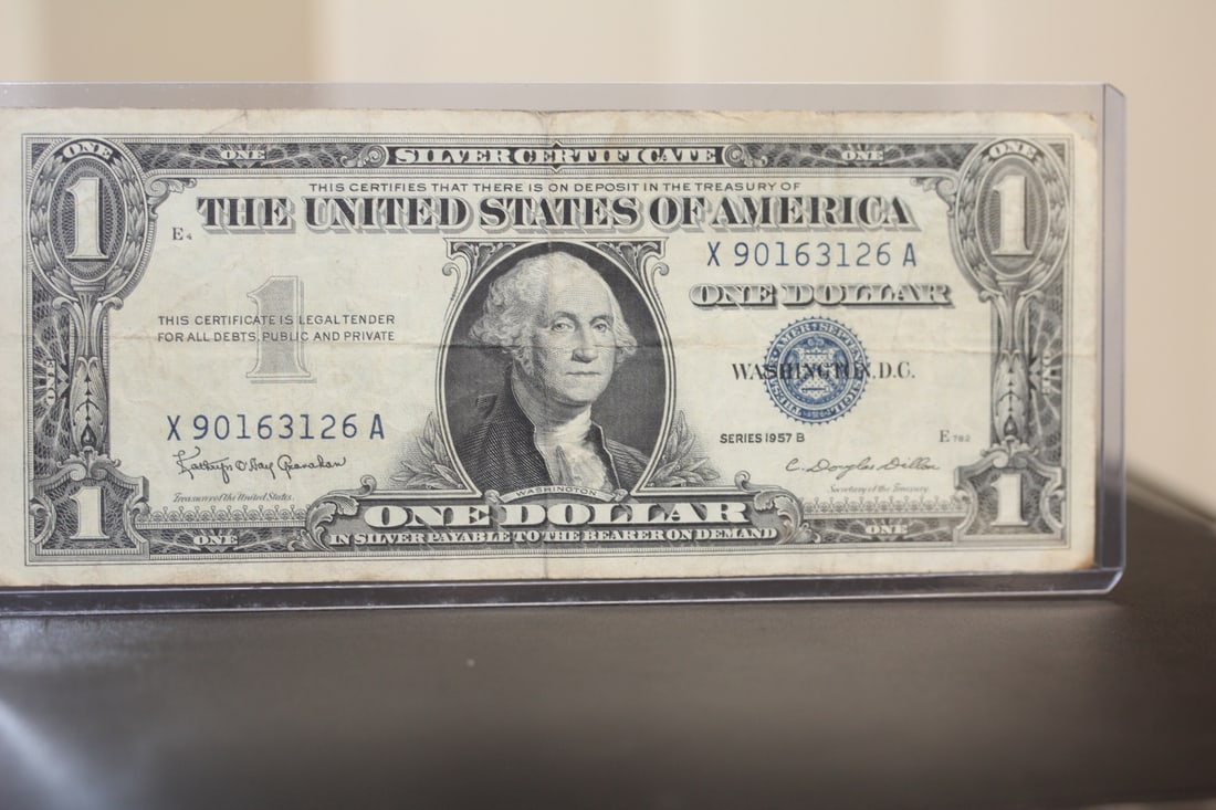 1957 Blue Seal $1.00 Note: as shown