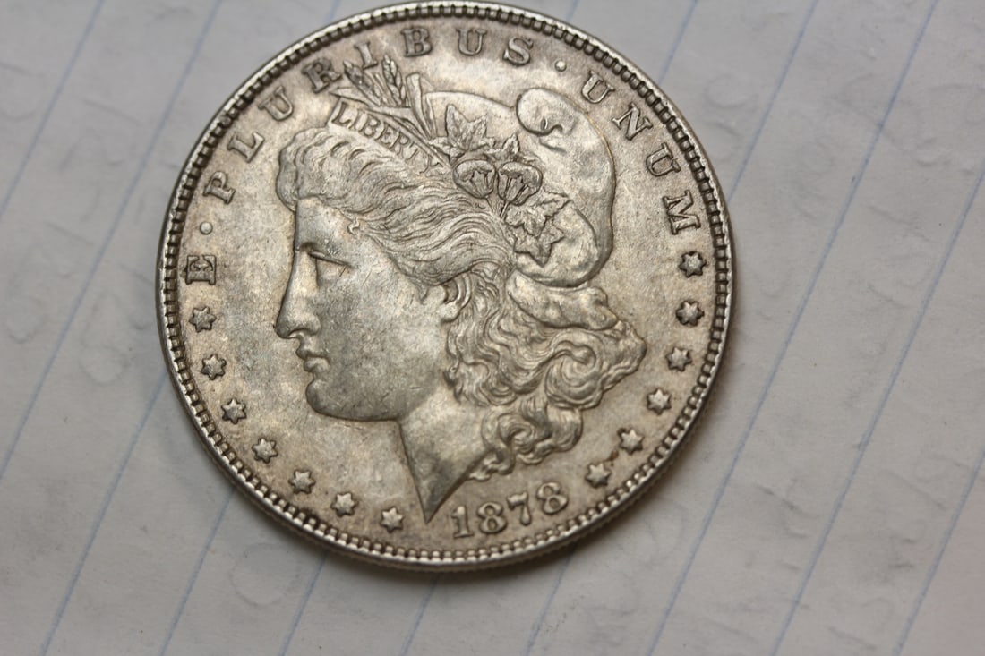 1878 Morgan Silver Dollar: as shown
