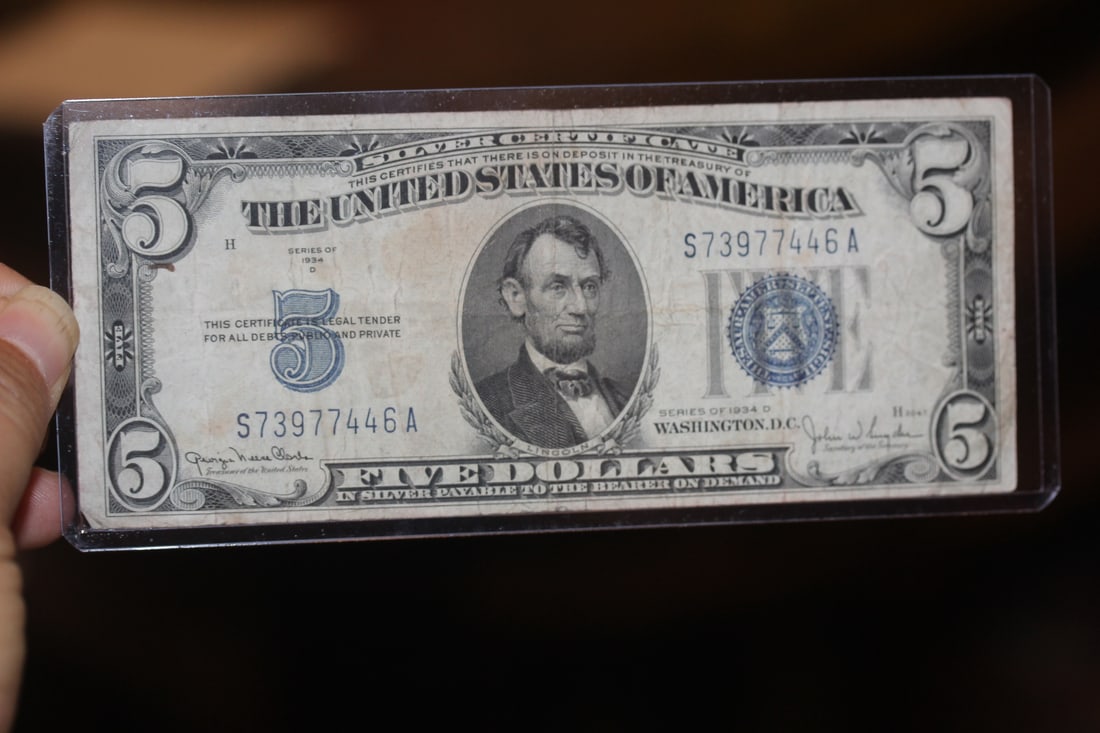 1934 $5.00 Note - 2