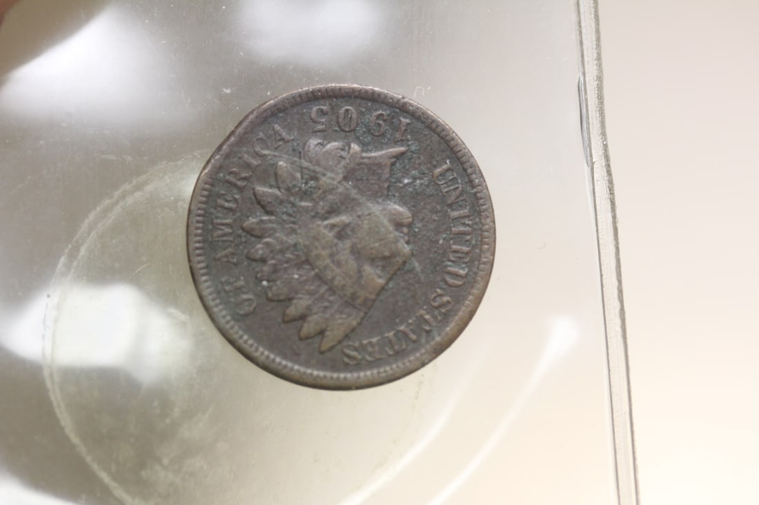 Mint Error Clip Indian Head Cent: as shown