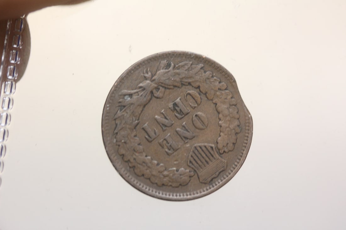 Mint Error Clip Indian Head Cent - 2