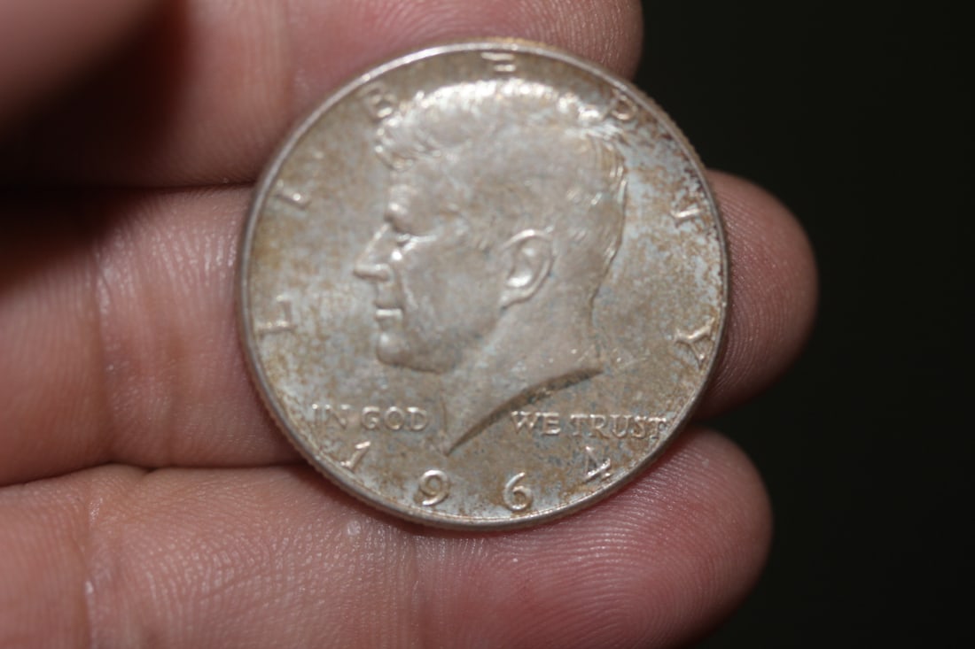 1964 90% Kennedy Half Dollar: as shown