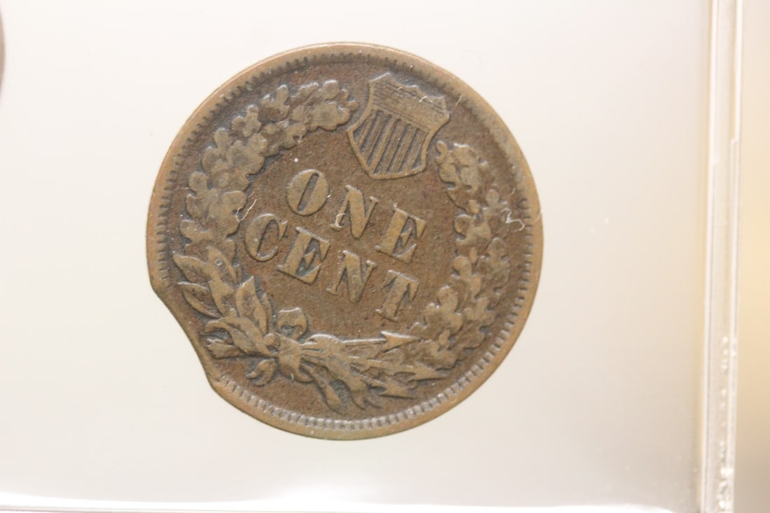 Mint Error Clip Indian Head Cent - 2
