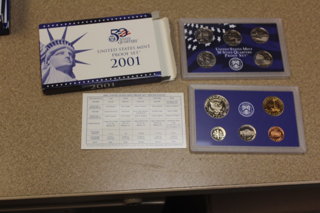 2001 US Mint Proof Set - 2