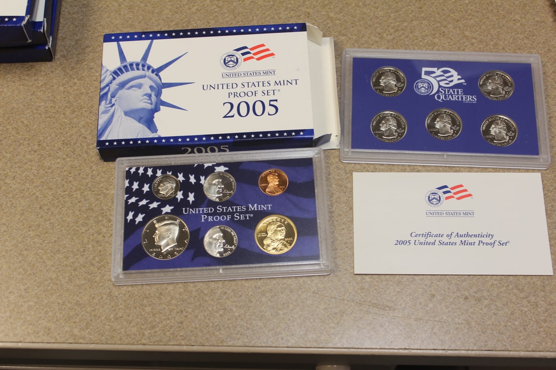 2005 US Mint Proof Set: 11 coins set