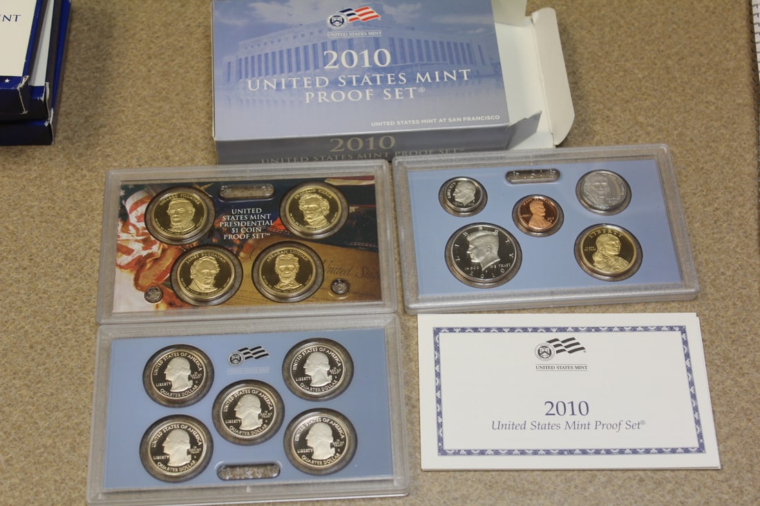 2010 US Mint Proof Set: 14 coins set