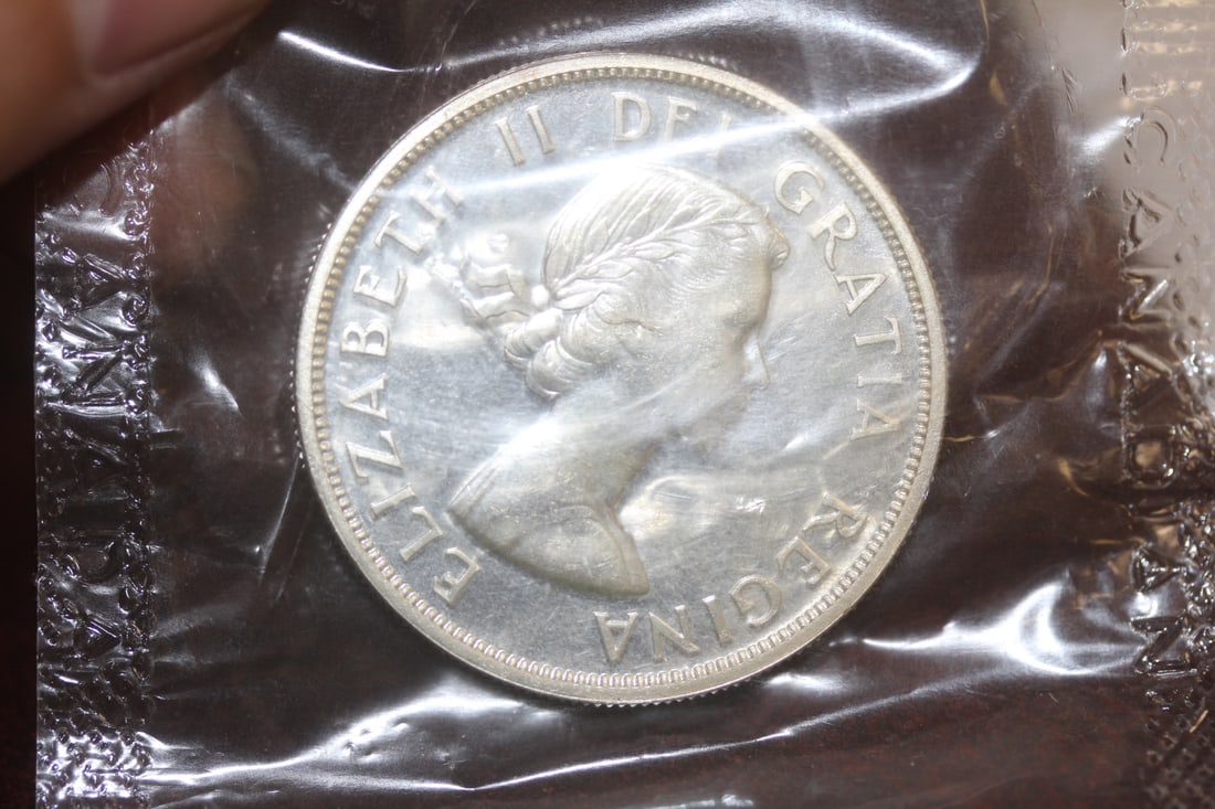 1963 80% Silver Canada Dollar: still sealed