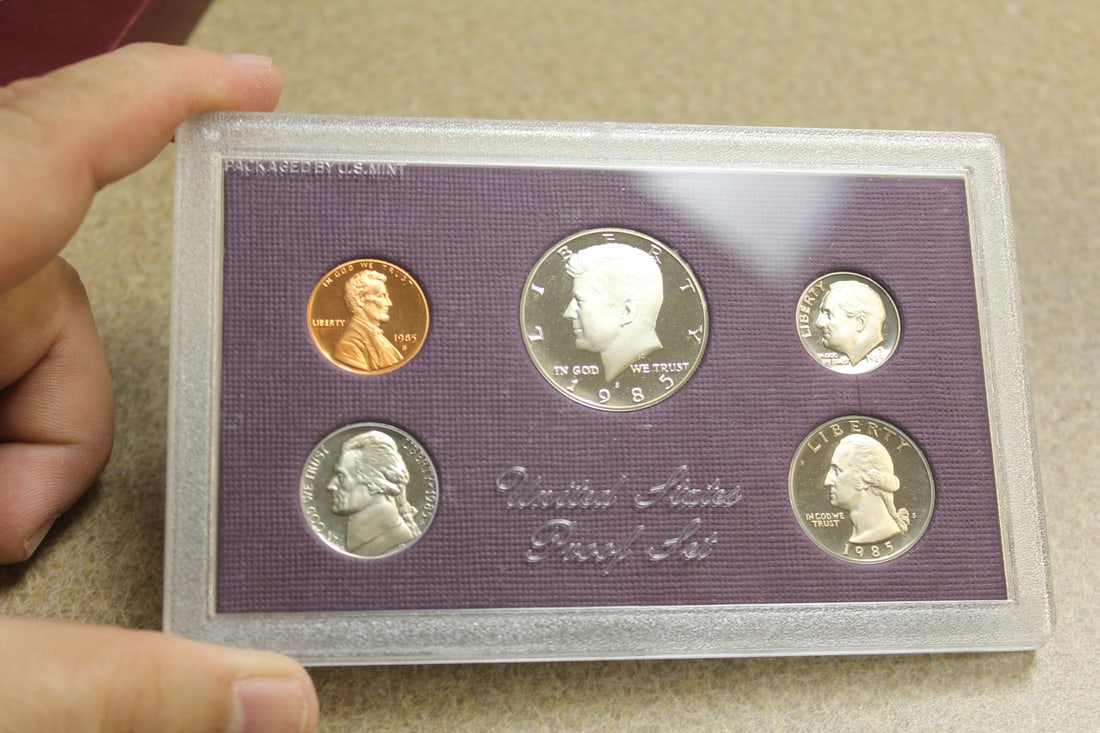 1985 US Proof Set: as shown