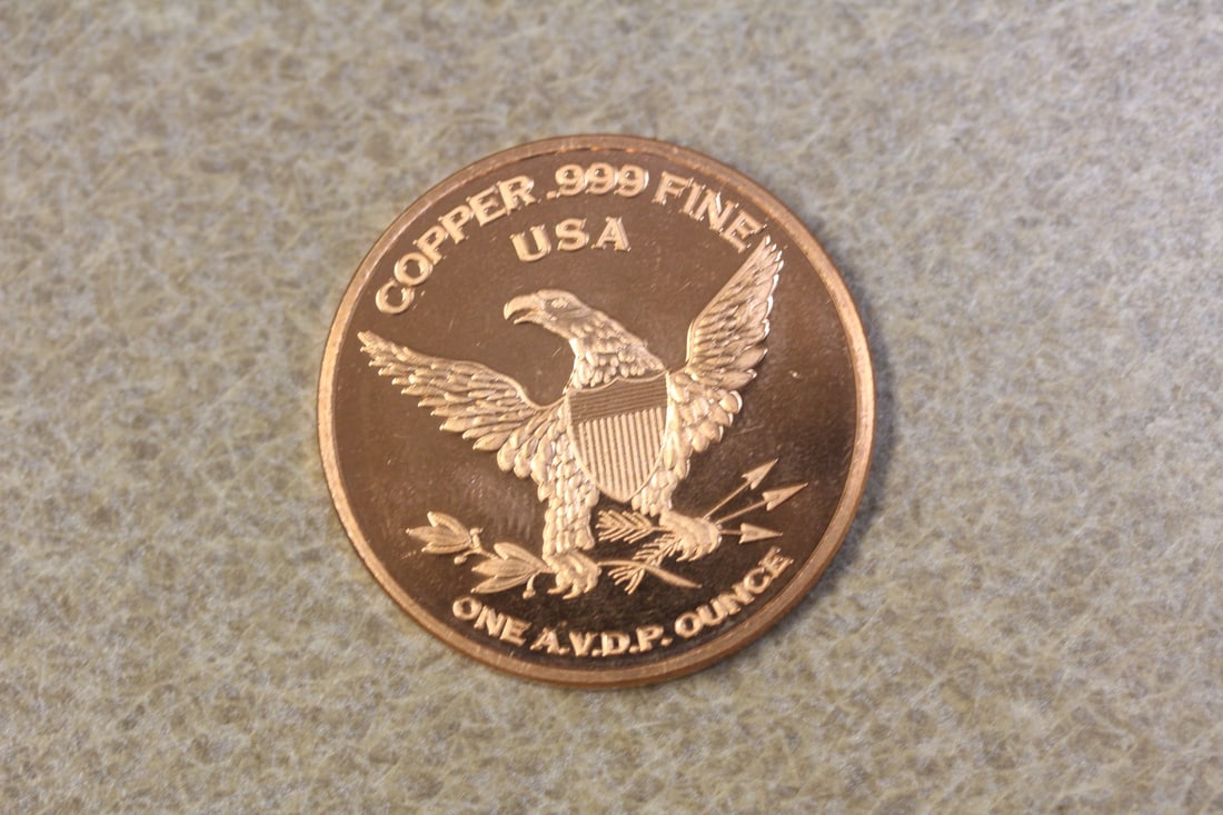 One Ounce Copper Round - 2