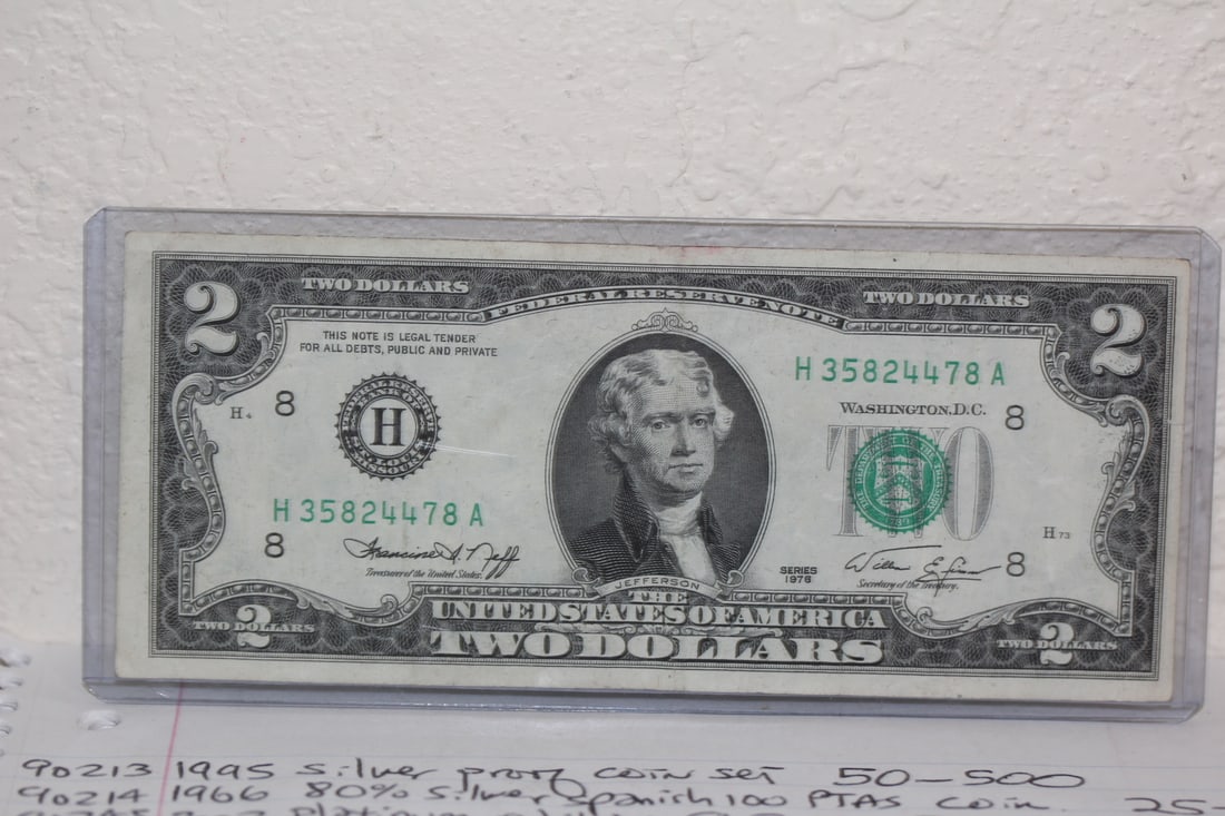A Crisp $2 Bicentennial Note (1 of 2)