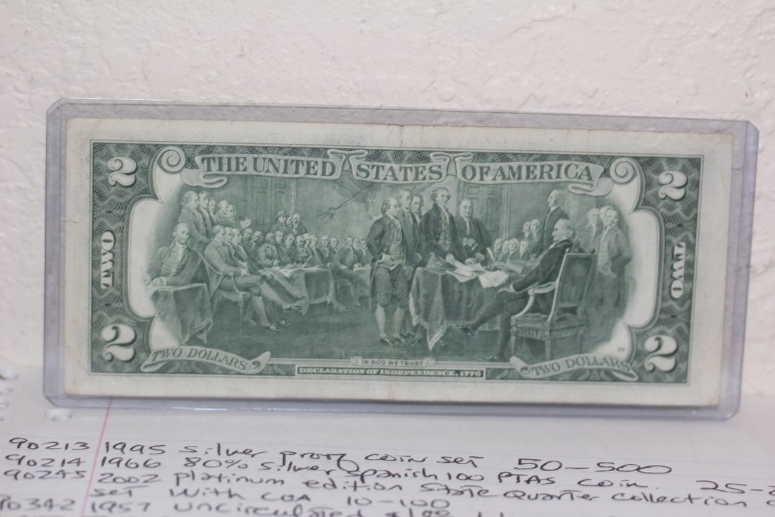 A Crisp $2 Bicentennial Note - 2