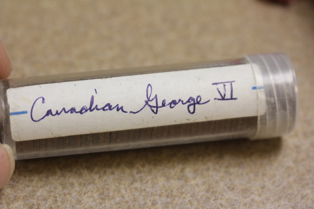 Roll of Canada King George VI One Cent: as shown
