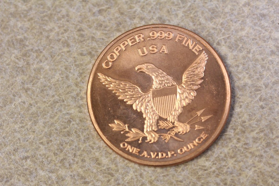 One Ounce Copper Round - 2