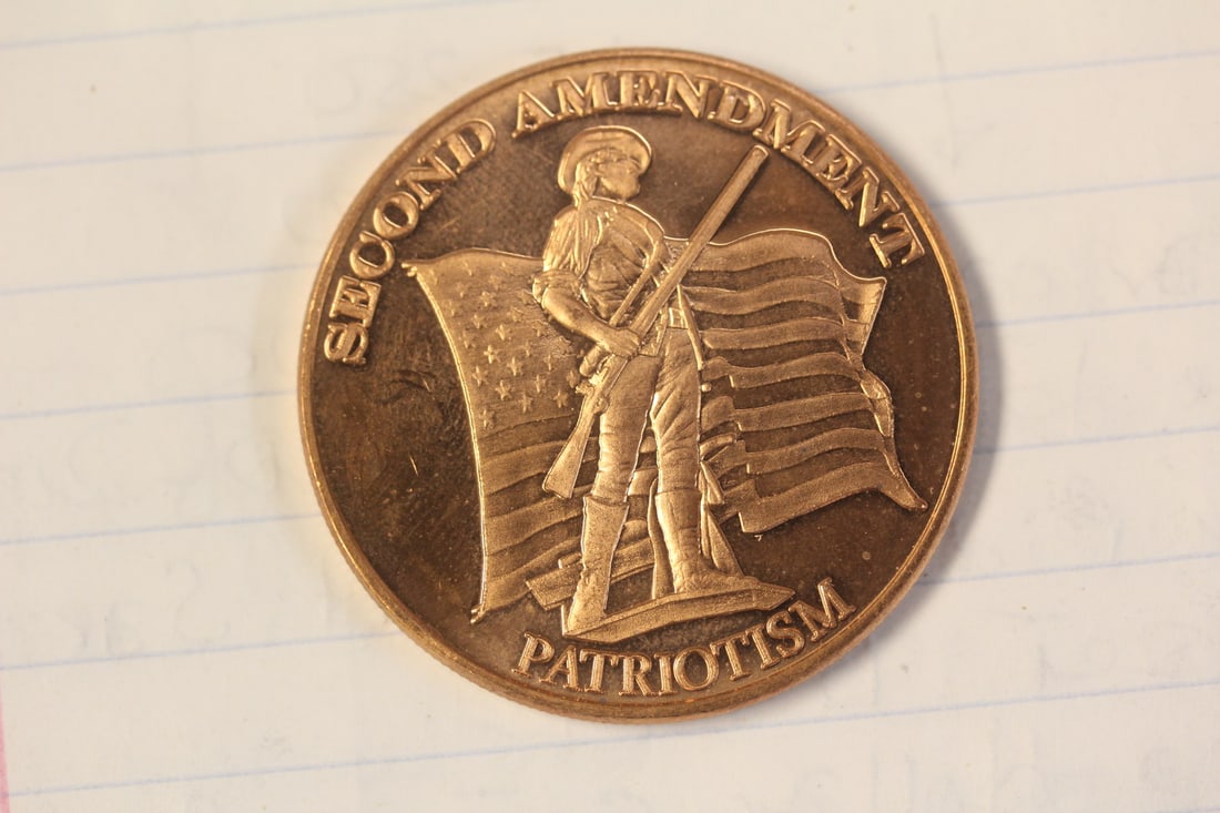 One Ounce Copper Round: as shown