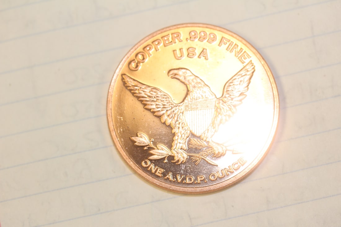 One Ounce Copper Round - 2