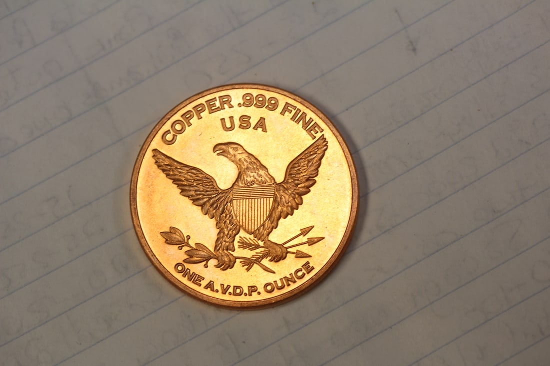 One Ounce Copper Round - 2