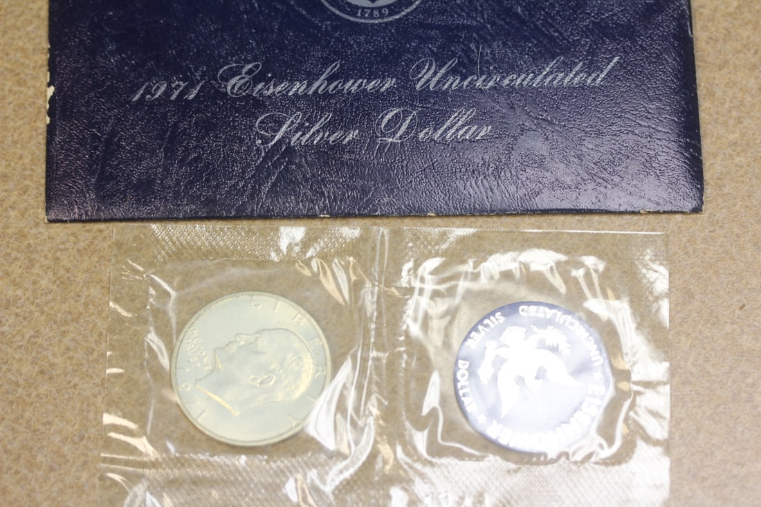 40% Silver ike dollar: as shown
