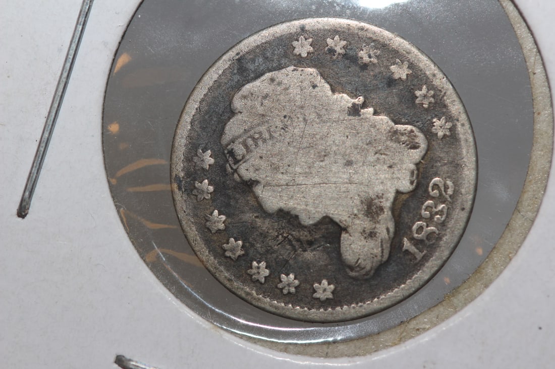 1832 Silver Busted Half Dime: as shown