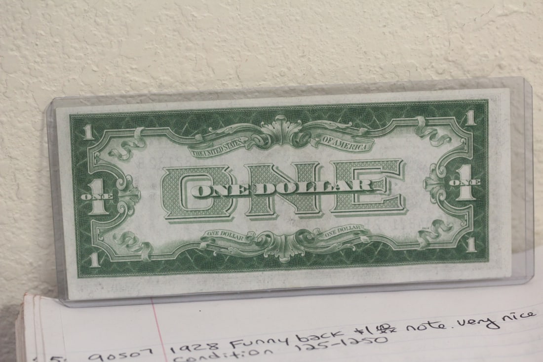 1928 Funny Back $1.00 Note - 4