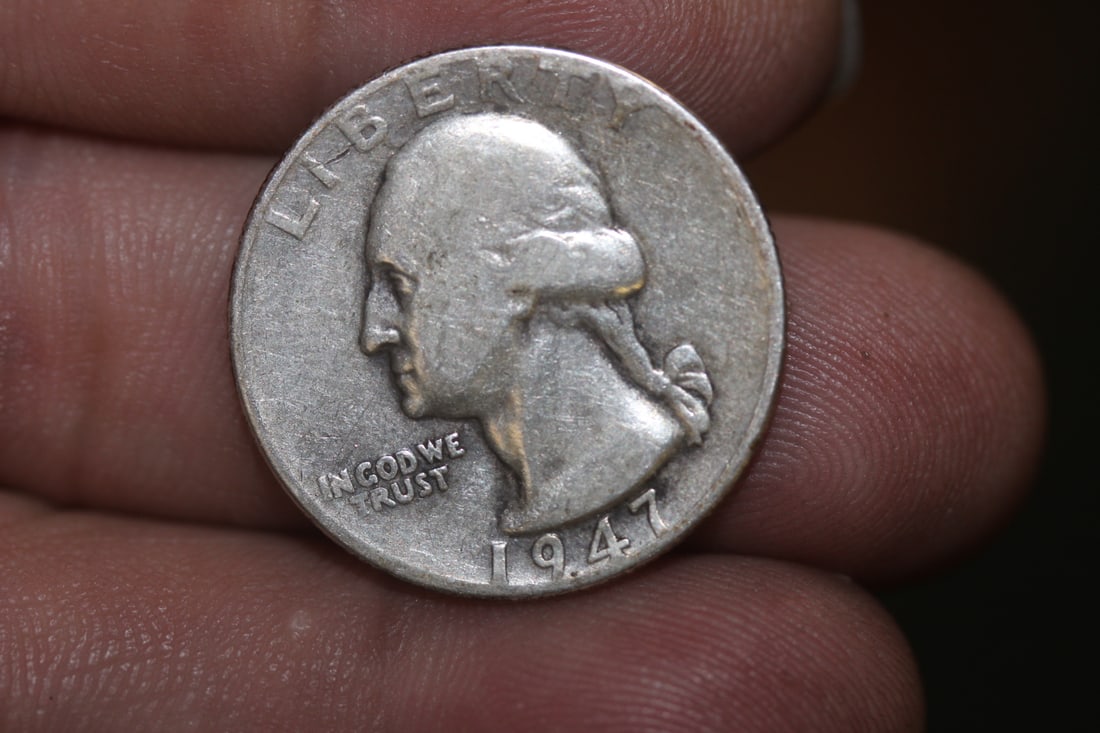 1947 Washington Quarter: 90% silver