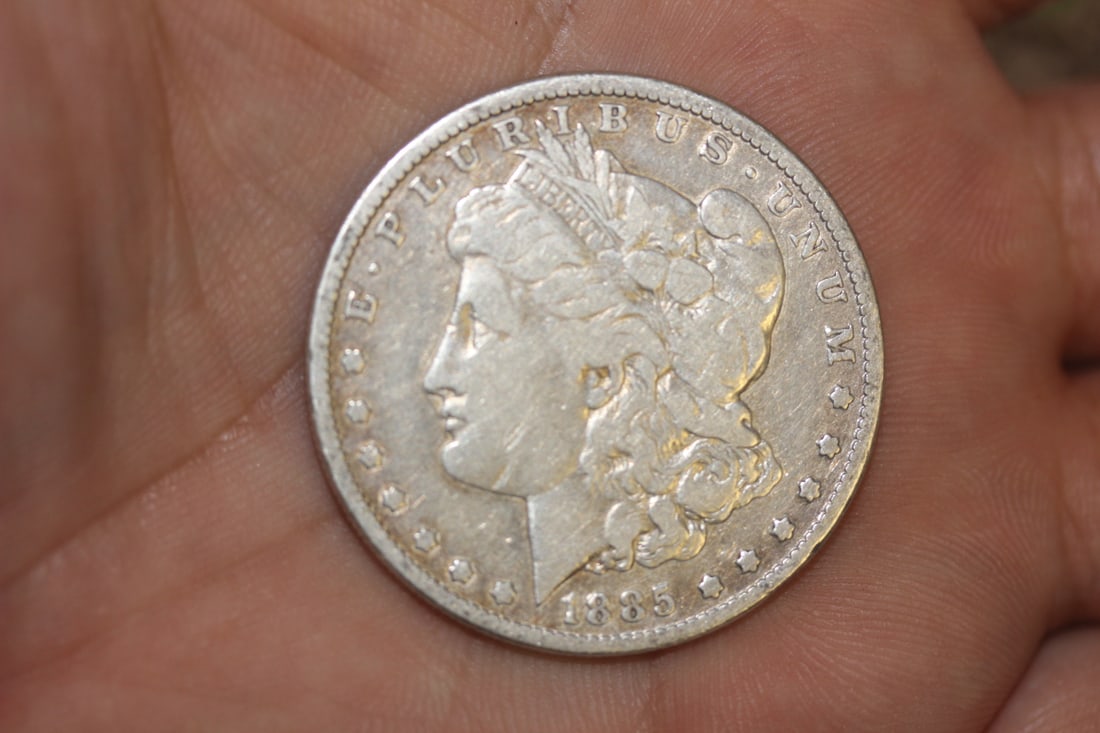 1885 Morgan Silver Dollar: 90% silver
