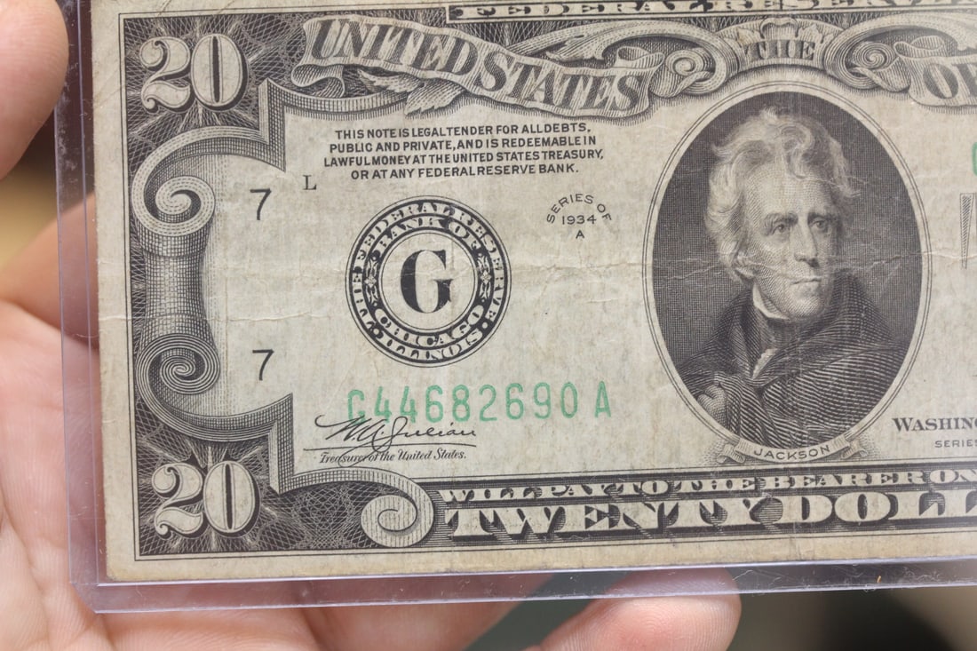 1934 Chicago $20 Note - 2