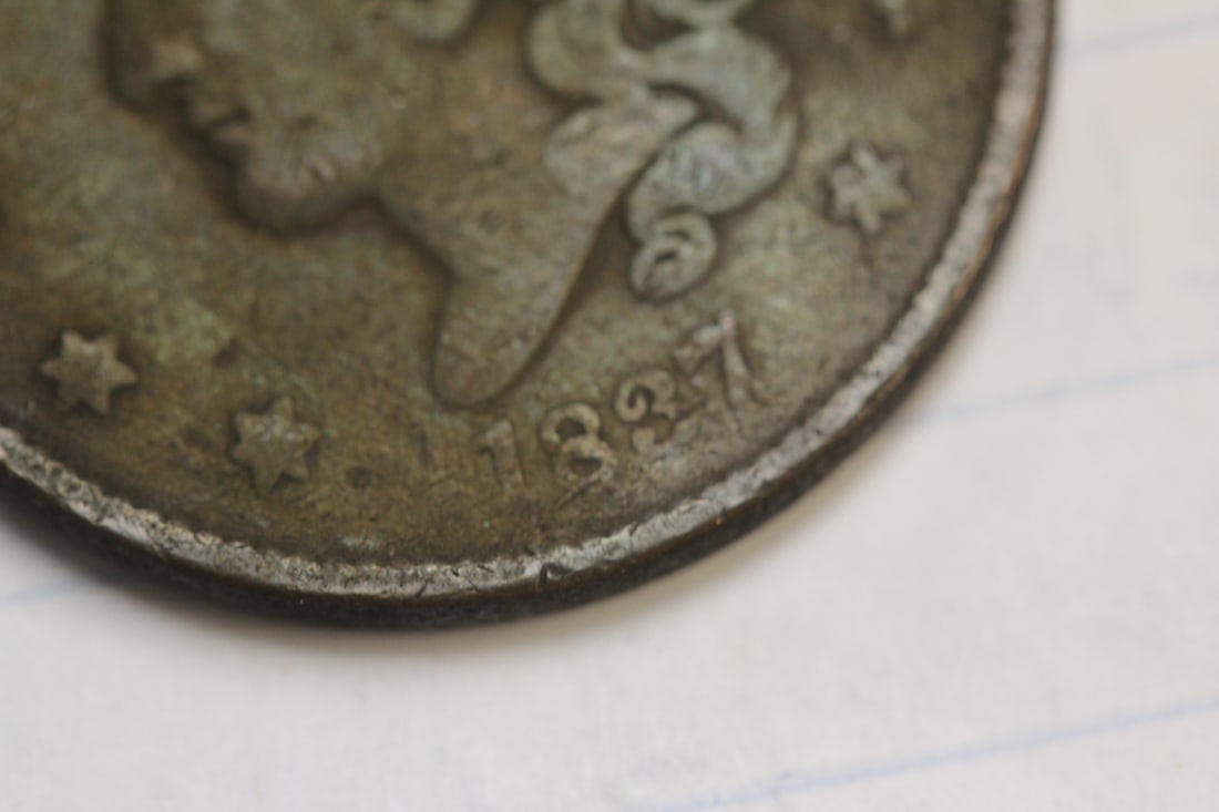 1837 Large Cent - 4