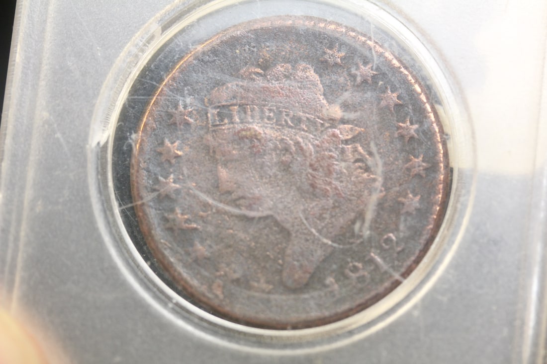 Rare 1812 Large Cent: very nice detail for this coin