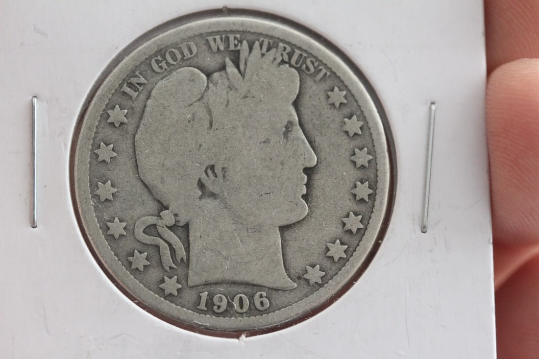 1906-S Barber Half Dollar (1 of 3)